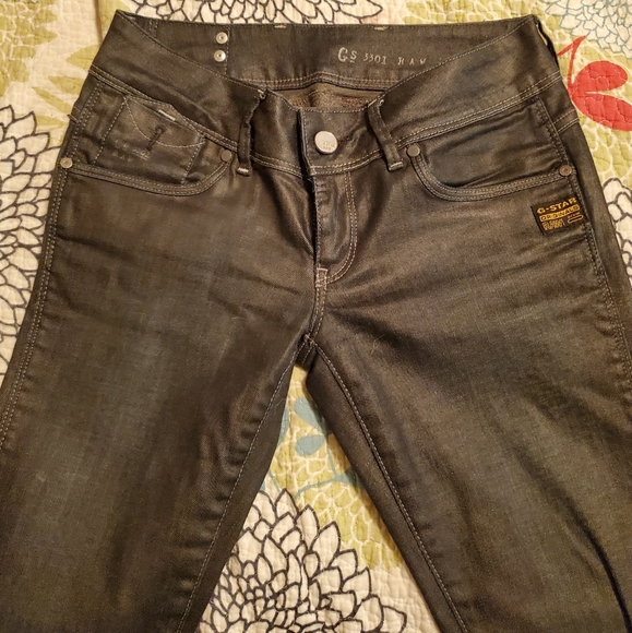 Leather-like Gstar Raw jeans - Picture 3 of 3